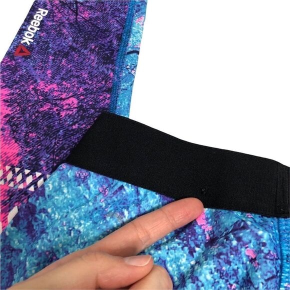 Lot of 4 Patterned Leggings: Reebok / Nike Pro / VS Pink / Calvin Klein - Picture 4 of 16